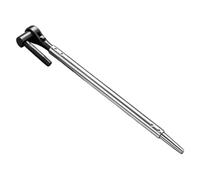 Heavy Duty Ratchet Cargo Winch Tensioner Wrench Reversible Semi Circular Ratchet Strap Tightening Tool Alloy Steel Anti Slip Knurled Handle Truck Flatbed Trailer Tie Down Tool 18 Inch 22 Inch Options
