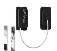 Heavy Duty Refrigerator Lock, Combination Fridge Latch, Fridge Doorlock with Adjustable Code, Metal Safety Lock, Cabinet Drawer Security for Kitchen Bathroom Bedroom Home Childproofing Solution