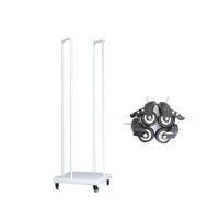 Heavy Duty Rolling Throw Pillow Tower Shelf, Metal, Mobile Commercial Cushion Pillow Storage Rack, Pillow Organizer Holder with Wheels, for Retail Store/Bedroom/Living Room