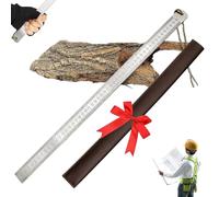 Heavy Duty Ruler(Unit of Measurement: Inch & Cm),20" 50cm Stainless Steel Meter Stick,Dual Scale, Perfect Straight Edge for Architects,Draftsman,Engineers with Inch/Metric Table (A,3mm thickness)