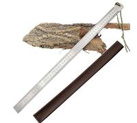 Heavy Duty Ruler (unit of measurement: inch & cm), Stainless Steel 20 inch Metal Rulers, Metal Rulers Kit - Perfect Straight Edge for Architects (#1)