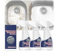 Heavy Duty Rust Removal for Metal,Multipurpose Highly Concentrated Powerful Rust Remover,Fast-Acting Rusts Remover Spray for Various Metals Furniture,Automotive Parts (3PCS)