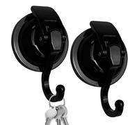 Heavy-Duty Shower Suction Cups - 3.42*2.59*2.55in Vacuum Suction Cup Shower Hook | SuctionCups for Glass | 2pieces Wall Hook SuctionCup Hanger | Removable No Punch Wall Hooks for Glass Door