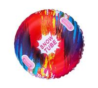 Heavy Duty Snow Sled - Cold-Resistant Sledding Toy | 33.5 Inch Handles Inflatable Snow Tubes | Ideal For Winter Outdoor Family Activities Boys Girl Skiing Fun Sports Adults