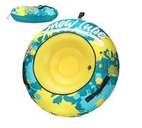 Heavy Duty Snow Tube Outdoor Sledding, Inflatable Winter Sled With Thickened Handles And Oxford Cover, With 104cm/40.94 Inches, Height: About 29cm/11.42 Inches, Weight About 190 For Kids And Adults