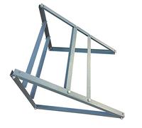 Heavy Duty Solar Panel Mount Bracket, Ground Stand for Off-Grid DIY Systems, Tilting Rack for 50-300W Panels, Durable Aluminum Alloy Construction for Enhanced Energy Efficiency and Easy Setup