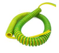Heavy Duty Spring Retractable Spiral Stretchable Extension Cord 7-20 AWG 8-15 Meter Wire(Spring Wire 9 Awg,Stretch 15 meter)(Spring Wire 20 Awg,Stretch 12 meter)