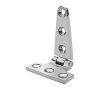 Heavy Duty Stainless Steel Hinges - Metal Door Cabinet Hardware | Rust Proof Hinges with Screws for Indoor, Outdoor, and Furniture Use, Smooth Pivoting for Doors, Cabinets, Gates, and Storage Boxes
