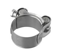 Heavy Duty T-Bolt Stainless Steel Hose Clamps 17-43 mm, High Pressure Vent Type Clamps Assortment Kit for Turbo, Exhaust, Industrial & Automotive Piping (32-35 mm)