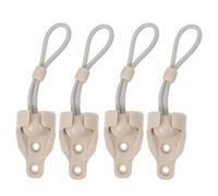 Heavy Duty Tarp Tie Downs, 4-Piece Canopy Tie Down Set, Modernized Assembly Design, Secure Fasteners for Shed, Awning, Deck, Sun Shade, Picnic, Garden, Camping, Playground, and Beach Use