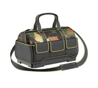 Heavy Duty Tool Bag, Portable Tool Pouch, 12.01 Inches Expandable Box Belt Storage Organizer for Electricians, Mechanics, Gardeners, Construction Workers and Travel