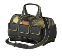 Heavy Duty Tool Bag, Portable Tools Pouch Organizer, Expandable Box Pouch with Belt Strap, Multi-Pocket Storage for Electrician, Mechanic, Garden, Construction, Travel, Job Site