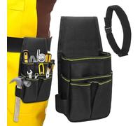 Heavy Duty Tool Belt, Electrician Organizer Pouch Waist Bag, 11x5.5x2.4in