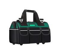 Heavy Duty Tool Carrier - Shoulder Strap Pouch for Electrician Car Worksite Gear | 600D Oxford Fabric with Wide Opening Design, Multi Compartment Storage and Easy Carry Utility for Projects