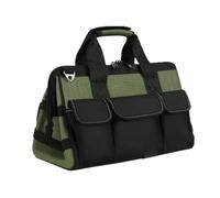 Heavy Duty Tool Organizer, Wide Mouth Tool Bag, Multifunctional Work Tool Case, Portable Tool Storage, Heavy-Duty Tool Carrier, Wides Open Tool Pouch, Travel-Friendly Tool Organizer for Travel