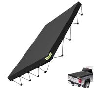Heavy Duty Truck Bed Cover - Oxford Cloth, Pickup Tarp Waterproof | Elastic Webbing Car Bed Cover For Most Common Pickup Truck Types Protection For Outdoor, Cargo, Work, Travel, Hauling