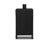 Heavy-Duty Vertical Smoker Cover - Waterproof Outdoor Grill Protector for Wood Pellet Smokers, Universal Fit, Black