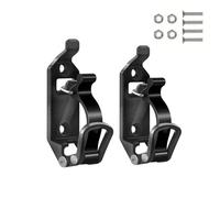 Heavy Duty Zinc Alloy Shovel Mount, Shovel Holder for Truck Roof Rack, Quick Release Axe Holder Mount Kit for Off Road UTV Bed Wall Mounted Garage Storage Bracket Tool Clamps (Black,2pcs)