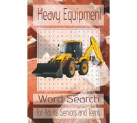 Heavy Equipment Word Search Book