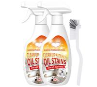 Heavy Grease Cleaner with Mild Formula & Quick Decomposition, 2025 New Heavy Duty Degreaser, Kitchen Strong Grill Multipurpose Oil Stain Remover, For Restaurant Cleaning Home Chefs(2Pcs)
