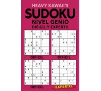 Heavy Kawaii's Sudoku Nivel Genio: Sudoku Difícil y Experto Para Adultos