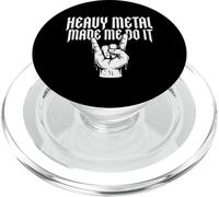 Heavy Metal Made Me Do It Rock Sign Fans del Rock N Roll PopSockets PopGrip para MagSafe