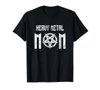 Heavy Metal Mom T-Shirt Rock Music Mama Tee Regalo del Día de la Madre Camiseta