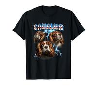 Heavy Metal Rock Band Cavalier King Charles Spaniel Lover Camiseta
