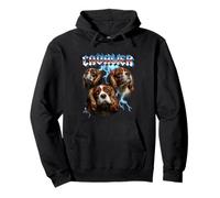 Heavy Metal Rock Band Cavalier King Charles Spaniel Lover Sudadera con Capucha