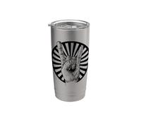 Heavy Metal Rock Música Mano Signo Gesto Vaso térmico de acero inoxidable de doble pared