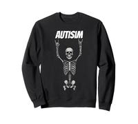 Heavy Metal Skeleton Rocker Apparel Autisim Apparels Funny Sudadera