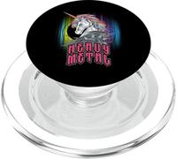 Heavy Metal Unicon música Metal Unicornio diseño Divertido PopSockets PopGrip para MagSafe