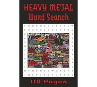 HEAVY METAL Word SEARCH: Music | Rock and Roll | Metal Music Word Searches With Easy To Read Print about Bands, Musicians, Music, and More | 6.9 ... Gift for Vacations, Holidays, and Free Times