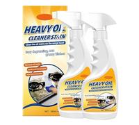 Heavy Oil Cleaner Stain, Multi Purpose Cleaner for Kitchen Use, Multi Surface Oil and Grease Remover for Oven, Stove, Range Hood, Sink and Appliances (2PCS)
