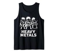 Heavy Rock Duros Música Química Tabla Periódica Divertido Camiseta sin Mangas
