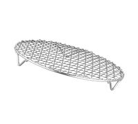 Heavy Stainless Rack, Heat Resistant Grid, Portable BBQ Grate, Outdoor Campfire Cooking Accessory, Fire Camping Grill Replacement, Kitchen Gear for Grilling, Roasting,
