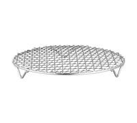 Heavy Stainless Rack, Heat Resistant Grid, Portable BBQ Grate, Outdoor Campfire Cooking Accessory, Fire Camping Grill Replacement, Kitchen Gear for Grilling, Roasting,