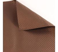 Heavyoff 20 Hojas de papel de regalo de flores con borde, suministros de ramo de floristería, impermeable, papel de regalo o caja de regalo, papel de embalaje, Café, 50x50cm