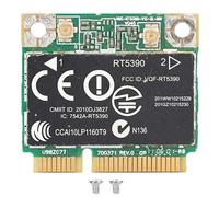 Heayzoki Adaptador WiFi de Tarjeta de Red inalámbrica para computadora HP RT5390 SPS 630703001 Mini PCIE 802.11N, Interfaz Half Mini PCI-E, con Buen Rendimiento