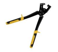 Heayzoki Crimpadora de pernos de acero, alicates de perforación fijos de quilla de acero ligero para decoración de techo, mango de crimpadora de pernos de acero con mango antideslizante