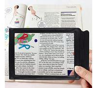 Heayzoki Lupas De Gran Aumento, 3X Lupa de Lectura de página Completa Plana Lupa para Leer Libros, Lupa Extra Grande de tamaño A4 para Ancianos y Personas con Baja visión