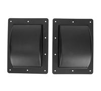 Heayzoki Mango de Altavoz, 2 Asas de Altavoz de Acero Profesional Gabinete de Audio de Repuesto para Audios de Escenario, Manijas de Acero Laminado en Frío