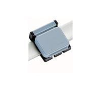Pinza magnética deslizante gris (10 unidades)