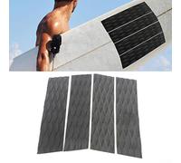HEBEOT 4 unids EVA Skimboard Traction Pad Surfboard Shortboard Surf antideslizante cola Mat para tabla de surf, kiteboard, skimboard, shortboard