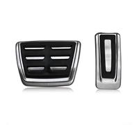 HEBEOT Acelerador de metal y pedal de freno para 8 5G1064205 Transmisión Automática Negro Sport Foot Rest Upgrade Kit