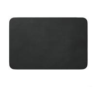 HEBEOT Alfombrilla de baño, alfombrilla de baño de piedra de diatomita, tapete absorbente para puerta delantera para cocinas, lavanderías y pasillos, 60 x 40 cm (negro)