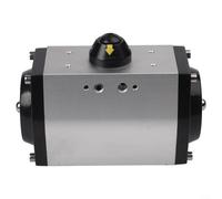 HEBEOT AT40/AT52 Actuador neumático 90 ° de doble efecto para válvula de bola Válvula de mariposa y válvula de tres vías Automatización industrial Control de procesos Cuerpo de aluminio 0.3-0.7 MPa
