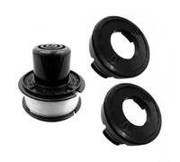 HEBEOT Bobina de repuesto para recortadora de cuerda y tapa de topes con línea para Black and Decker GL250 GL310 GL360 A6226 ABS Nylon Grass Parts