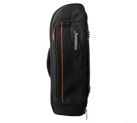 HEBEOT Bolsa de concierto para trompeta, bolsa de trompeta, funda de bombardino, funda de trompeta, funda de trompeta dura, funda de mochila de 22.44 x 6.69 x 5.1 pulgadas