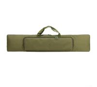 HEBEOT Bolsa rectangular impermeable para equipo de pesca, funda portátil para caña de pescar 600D, tela Oxford de PVC, gran capacidad, almacenamiento para aparejos de modelo corto, mano o hombro